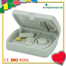 Plastic Tablet Pill Cutter With Pill Box
